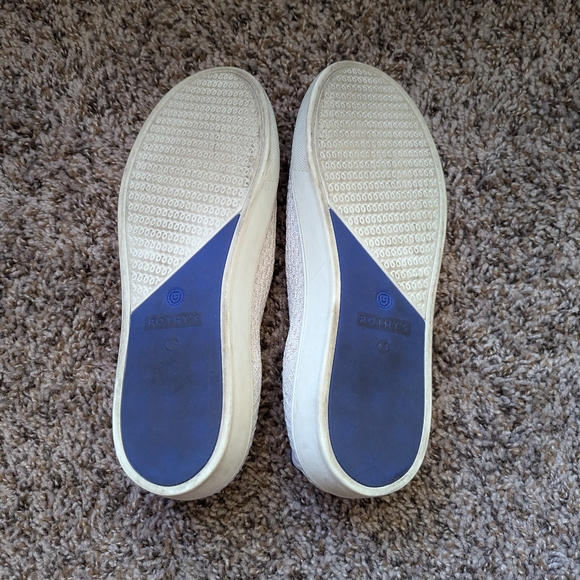 Rothy’s Salt Honeycomb The Original Slip On Sneakers Shoes Gray - Picture 7 of 8